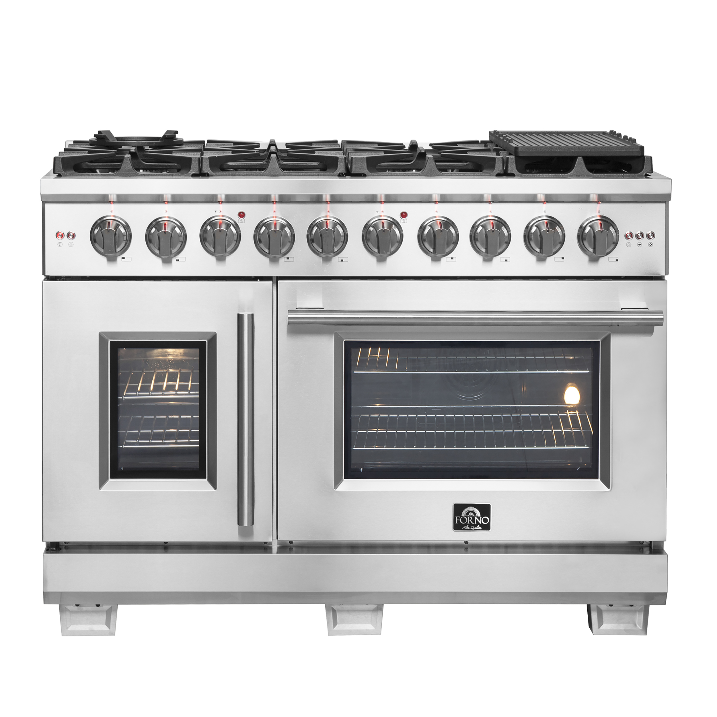 Forno 48" / 6.6 CF Gas Range, French Door, Convection
