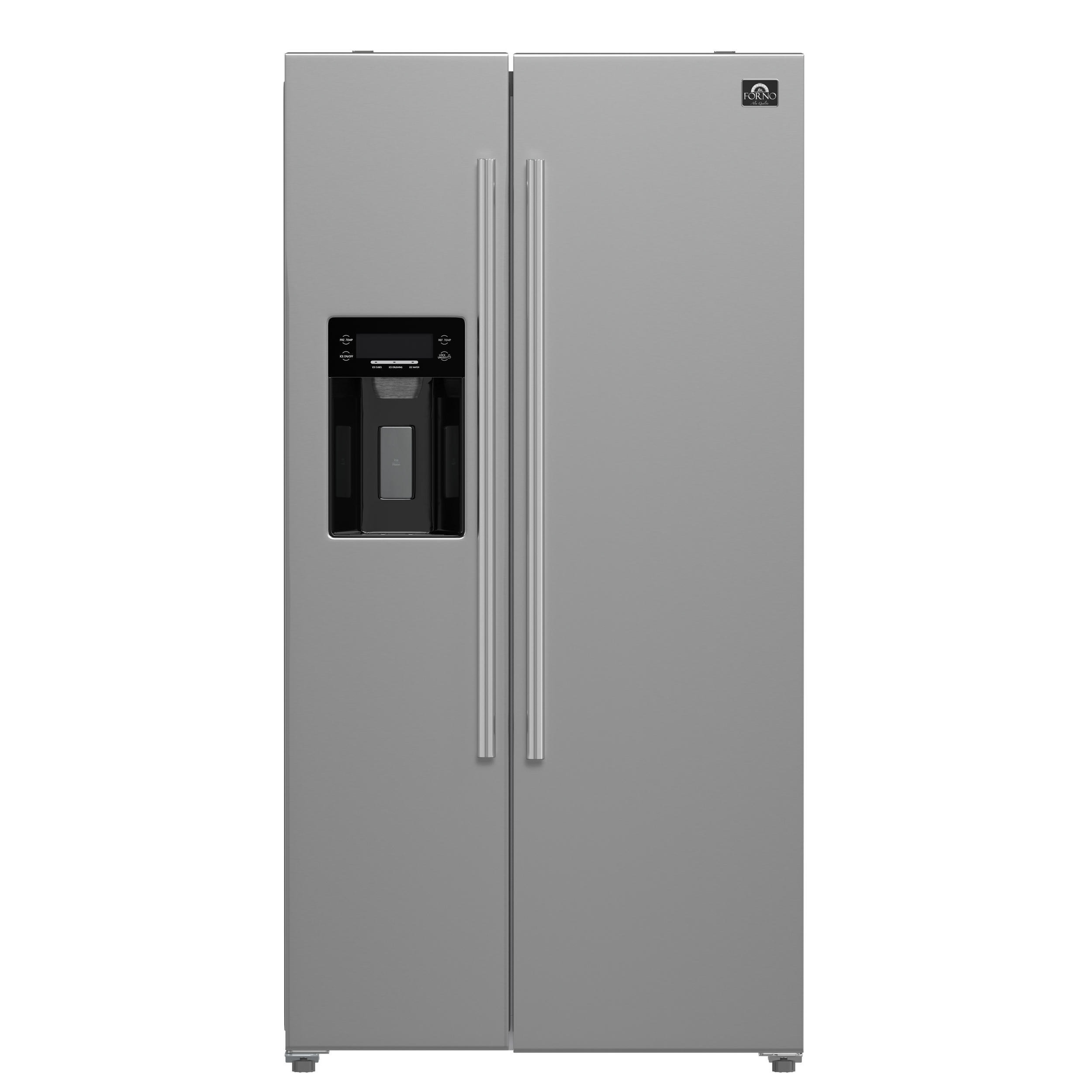 Forno 20 CF Side-By-Side Refrigerator, Dispenser