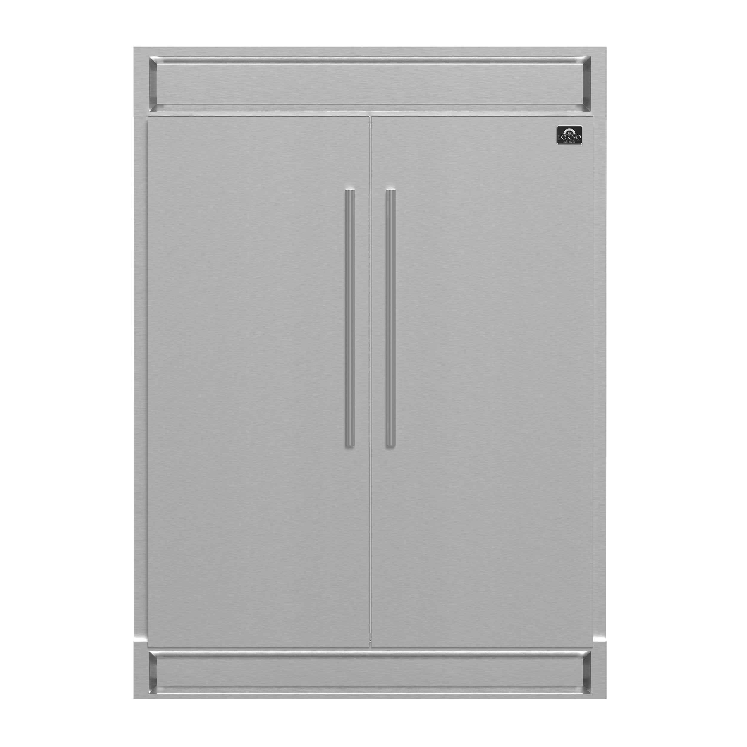 Forno Maderno 2-Piece 56-Inch Convertible Refrigerator, 27.2 cu.ft., with Decorative Grill - 60-Inch Wide