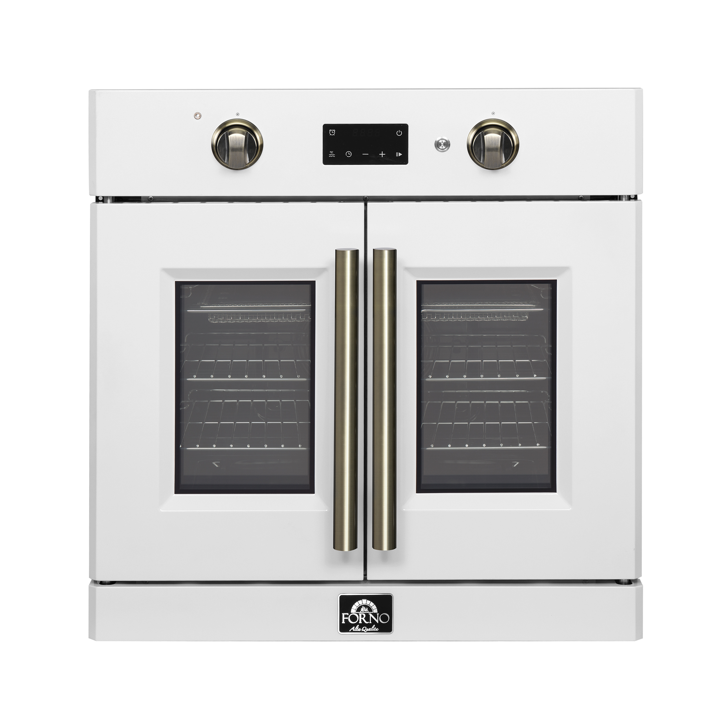 Forno 30" / 3.7 CF Electric Single Wall Oven, French Door, Convection