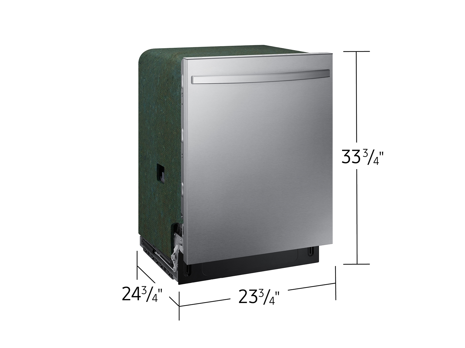 Model: DW80CG4051SR | Samsung AutoRelease 51dBA Fingerprint Resistant Dishwasher with 3rd Rack in Stainless Steel