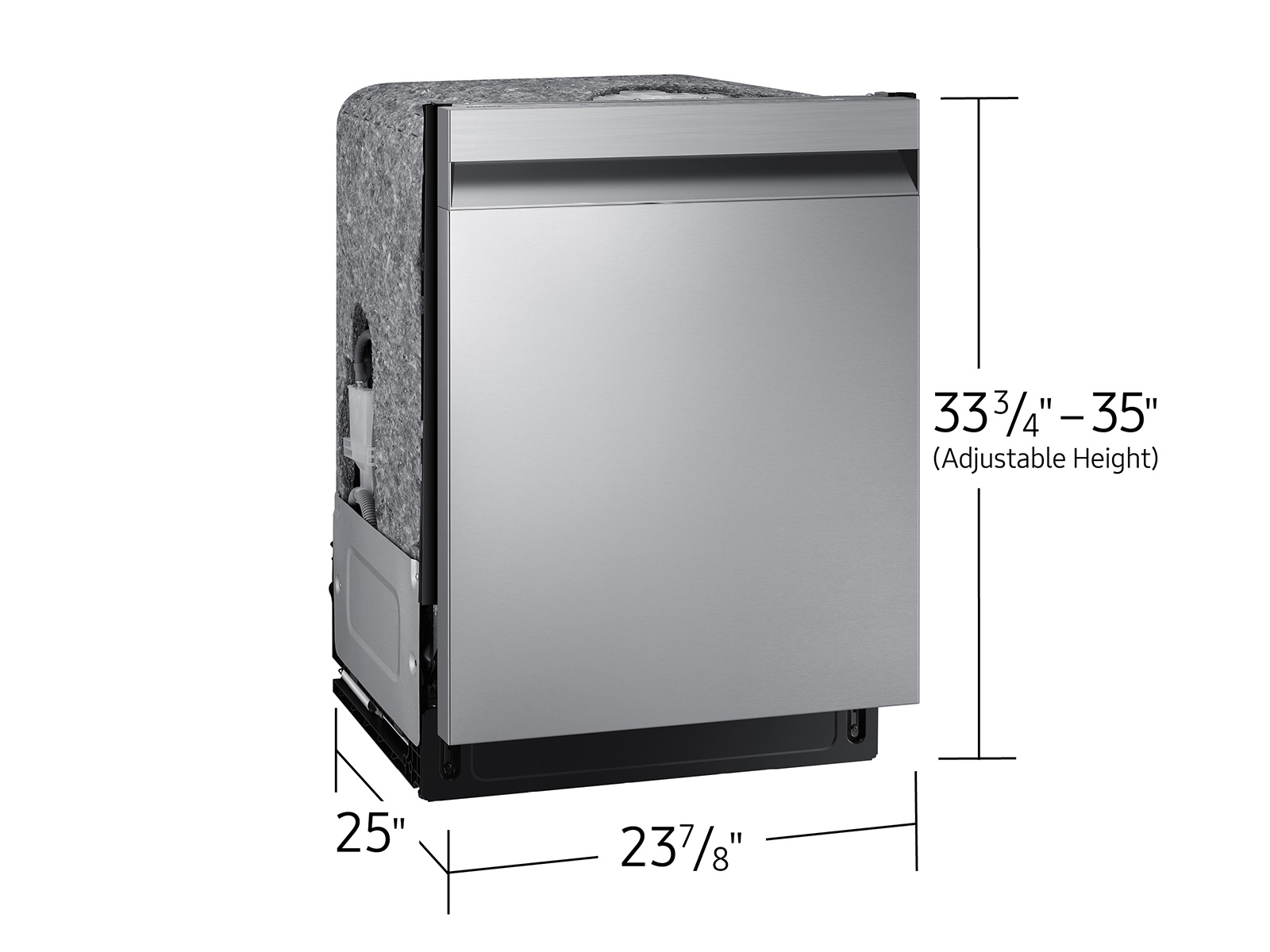 Model: DW80CG5450SR | Samsung AutoRelease Smart 46dBA Dishwasher with StormWash™ in Stainless Steel