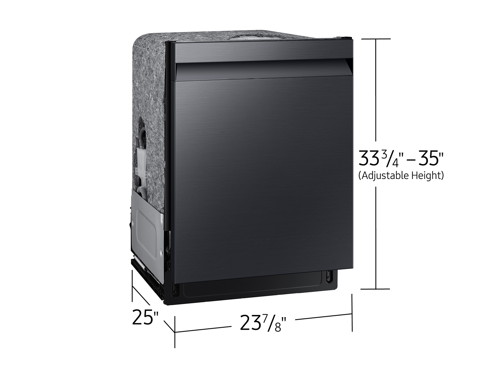 Model: DW80CG5450MT | Samsung AutoRelease Smart 46dBA Dishwasher with StormWash™ in Matte Black Steel