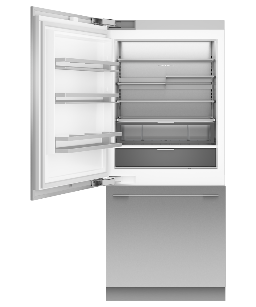 Model: RS3684WLUVE1 | Fisher and Paykel 36" Series 11 Integrated Refrigerator Freezer, Ice & Water