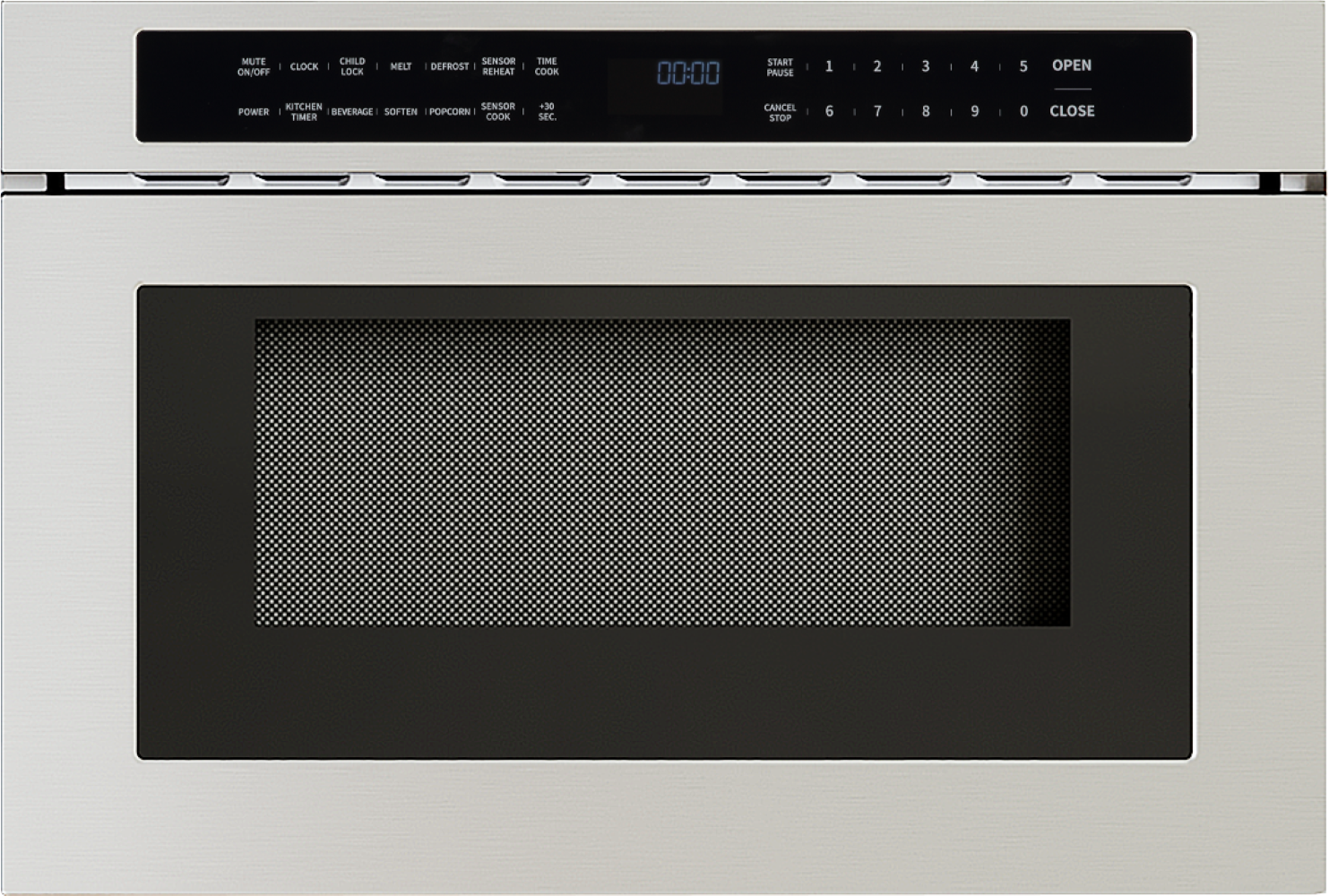 Zephyr Microwave Drawer, 24in, Built-In, SS, 1.2cf