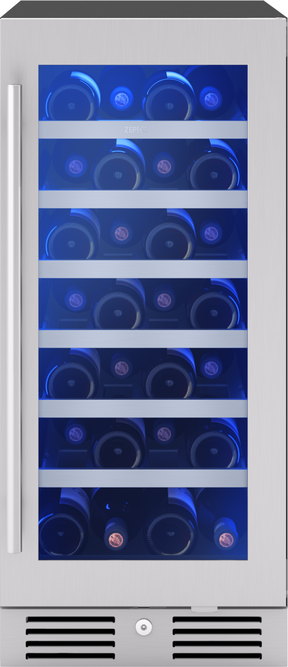 Zephyr Wine Cooler 15", Reversible, Single Zone