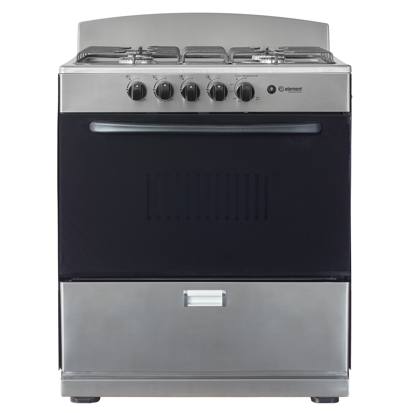 Element Element Electronics 4.0 cu. ft. 30, 4-Burner Gas Range (EEGR3A4MCCS)