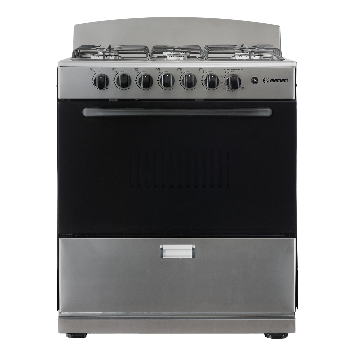 Element Element Electronics 4.0 cu. ft. 30, 6-Burner Gas Range (EEGR3A6MCCS)