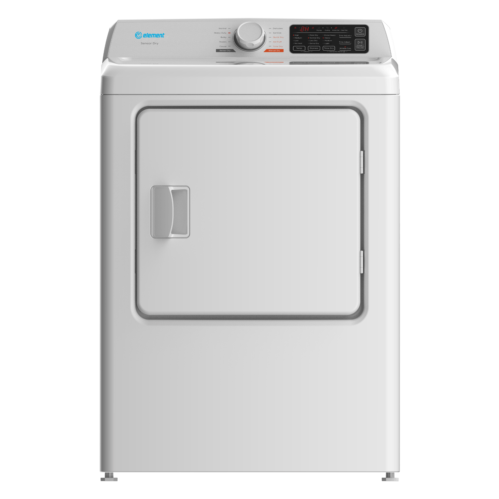 Element Element Electronics 6.7 cu. ft. Front Load Electric Dryer - White (ENTD1064EXBW)