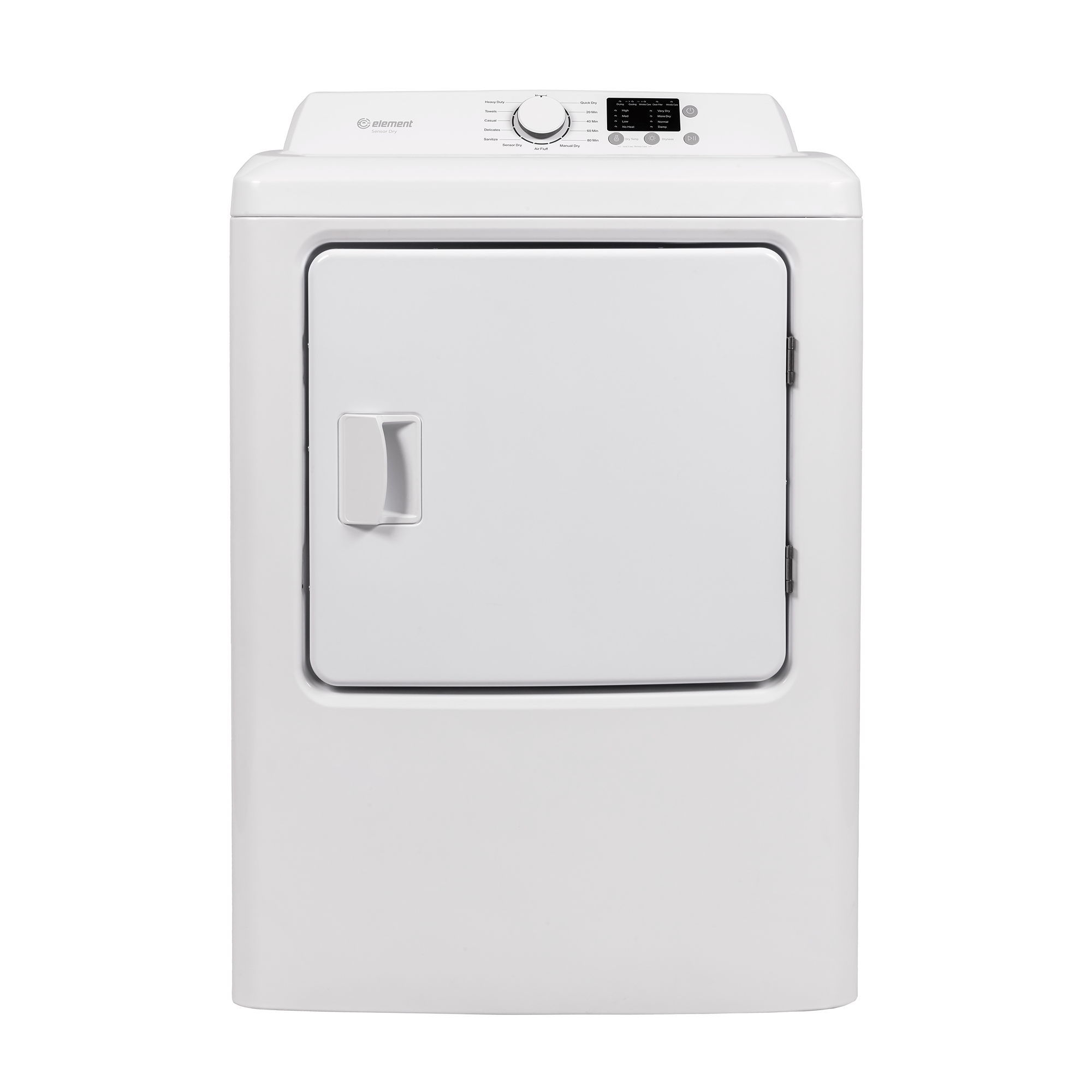 Element Element Electronics 6.7 cu. ft. Front Load Gas Dryer - White (EATDG2767CW)