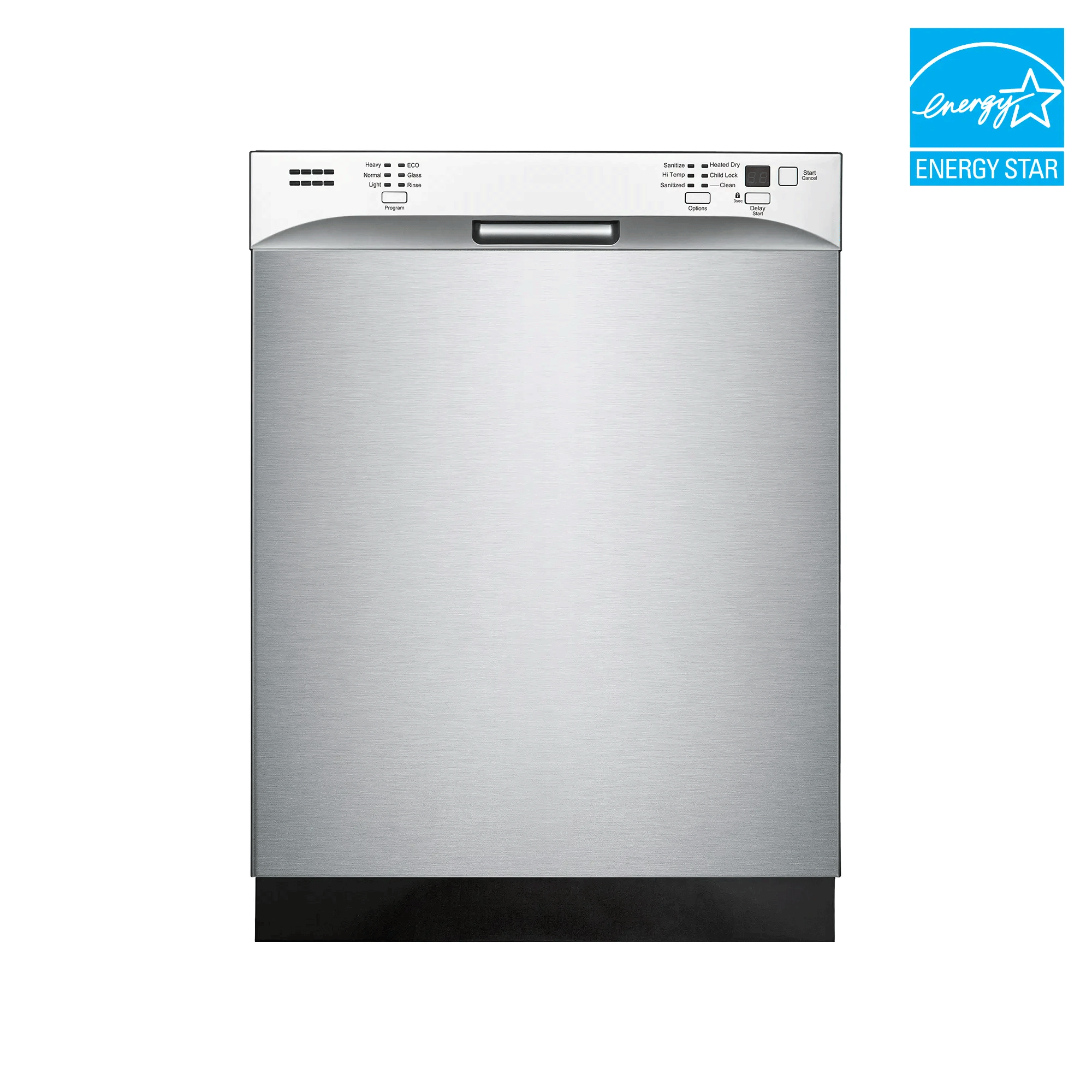 Element Element Electronics 24 Front Control Built-in Dishwasher - Stainless Steel (ENB6632PEBS)