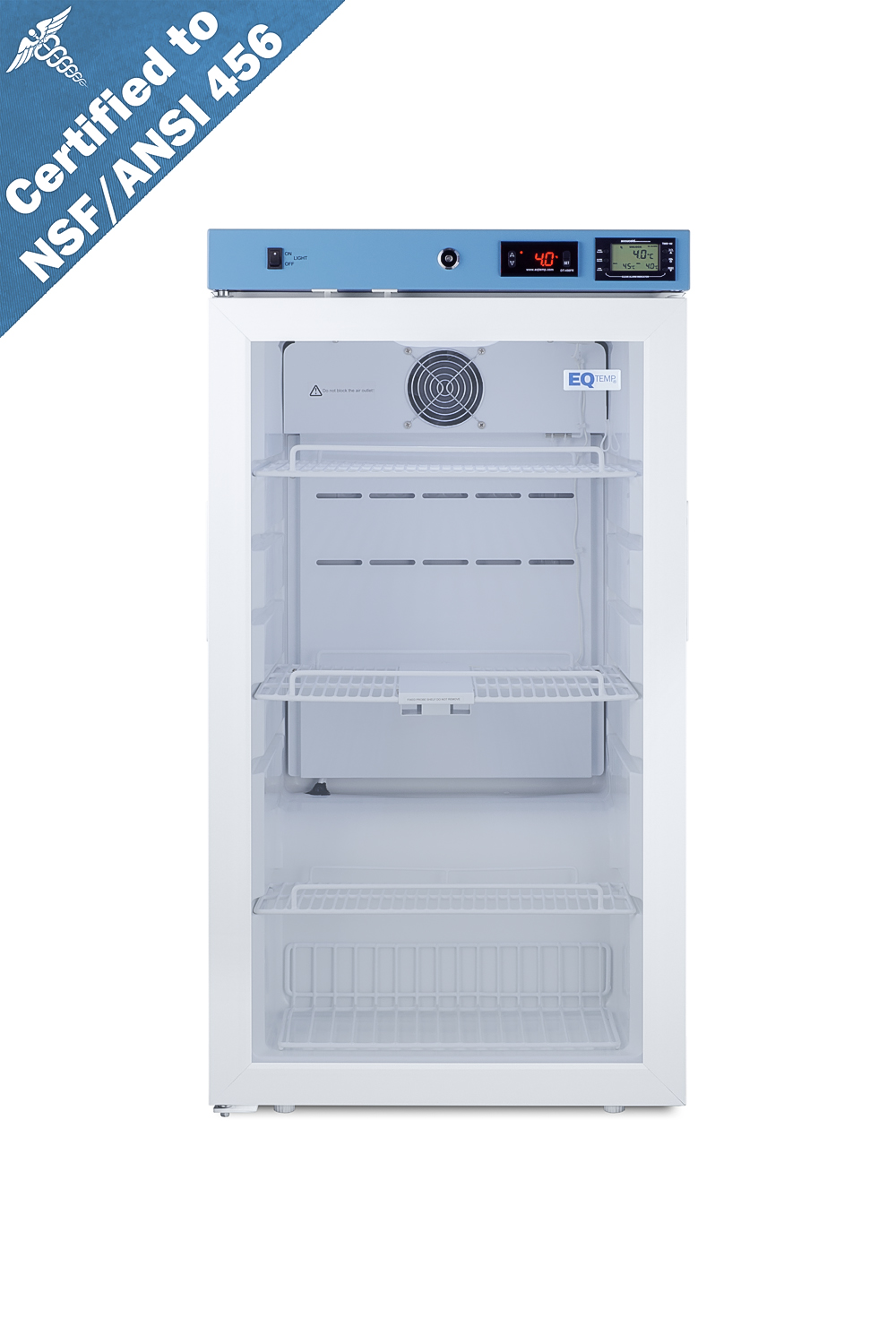 Summit 19 Wide Medical Refrigerator, Certified to NSF/ANSI 456 Vaccine Storage Standard