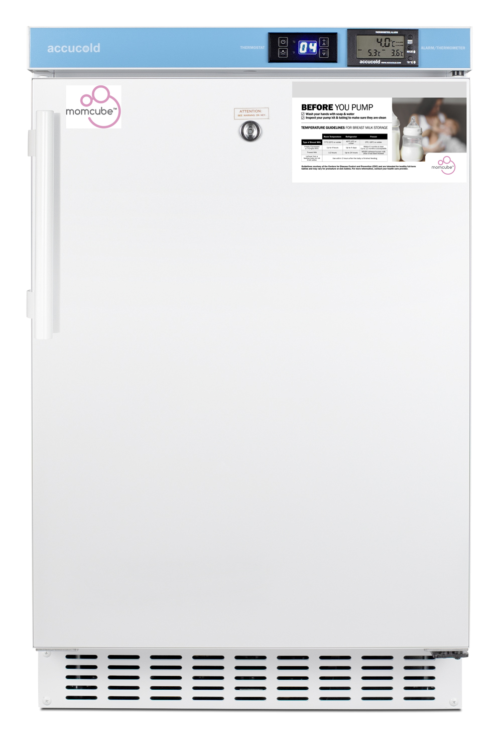 Summit 2.65 Cu.Ft. MOMCUBE® Breast Milk Refrigerator, ADA Height