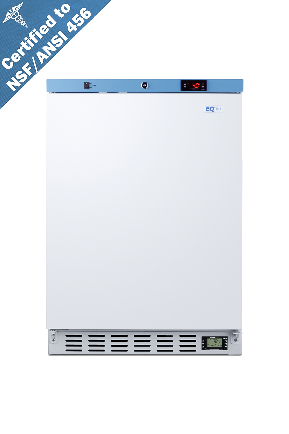 Summit 24 Wide Built-In Medical Refrigerator, Certified to NSF/ANSI 456 Vaccine Storage Standard