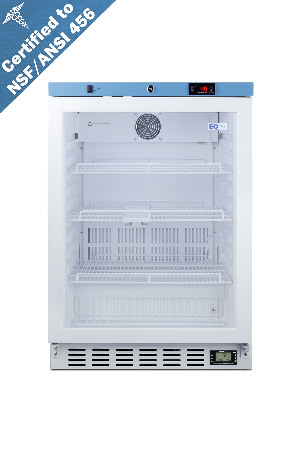 Summit 24 Wide Built-In Medical Refrigerator, Certified to NSF/ANSI 456 Vaccine Storage Standard