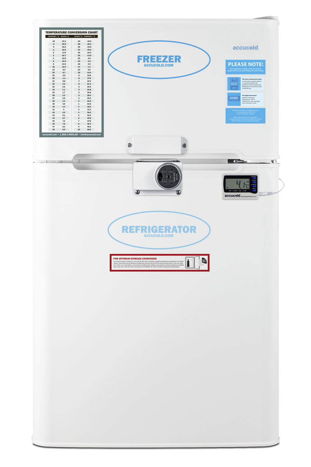 Summit 19 Wide General Purpose Refrigerator-Freezer