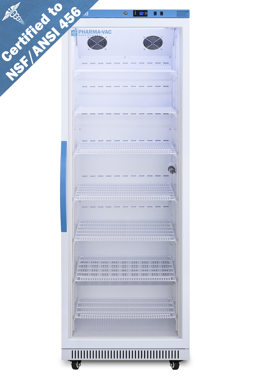 Summit 18 Cu.Ft. Upright Vaccine Refrigerator, Certified to NSF/ANSI 456 Vaccine Storage Standard