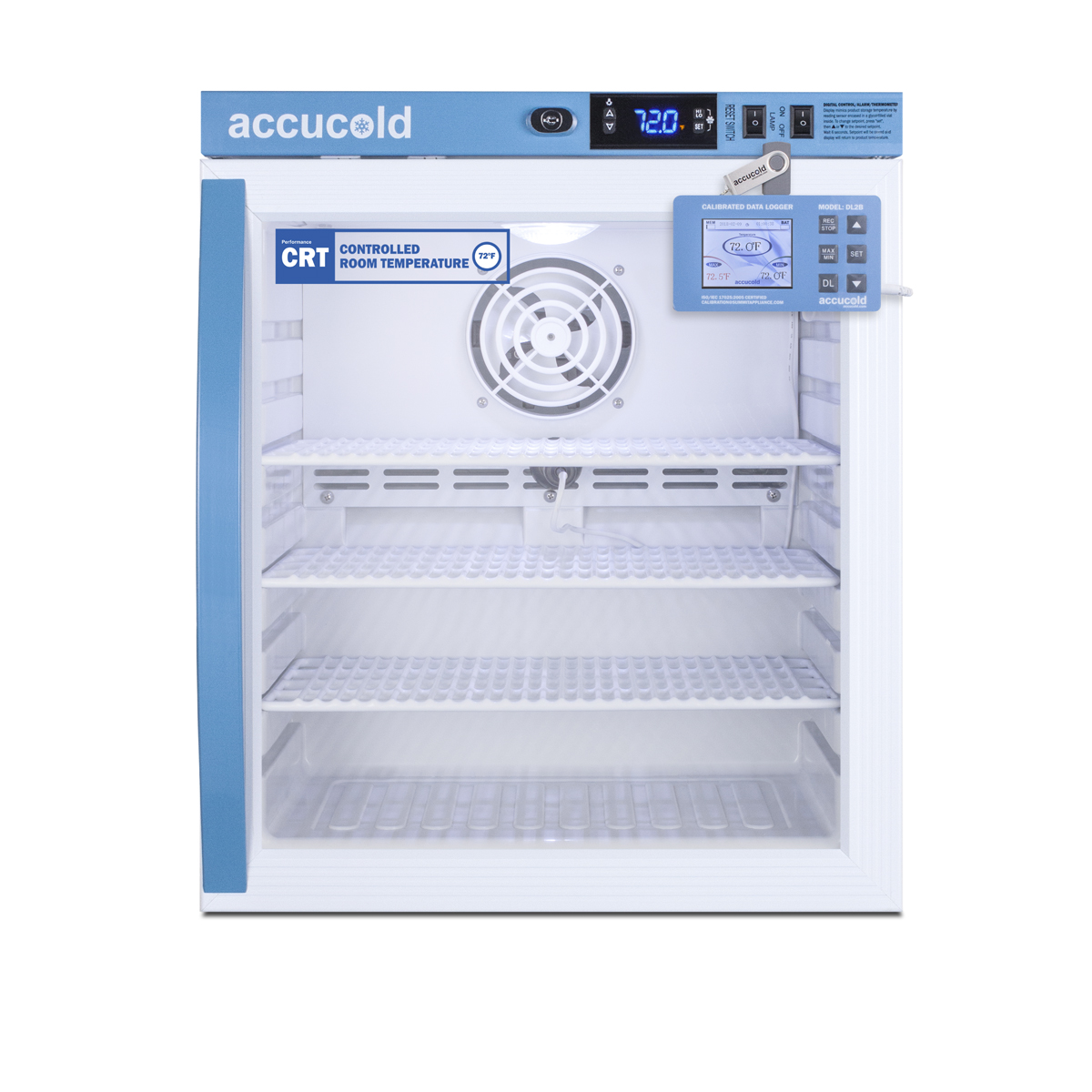 Summit 1 Cu.Ft. Compact Controlled Room Temperature Cabinet