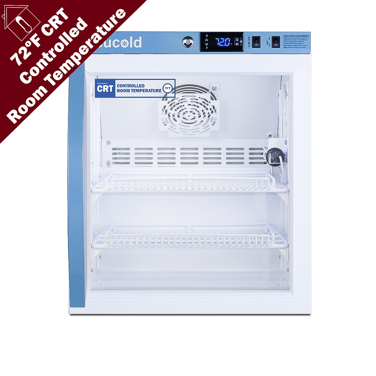 Summit 2 Cu.Ft. Compact Controlled Room Temperature Cabinet