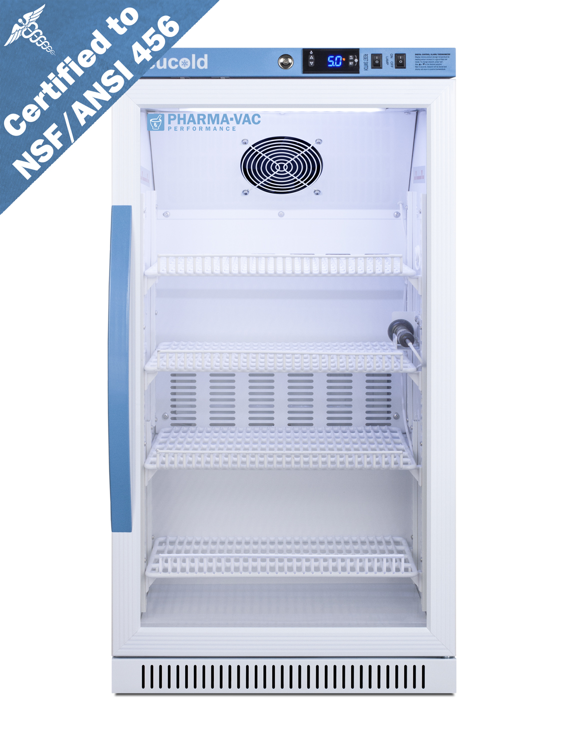 Summit 2.83 Cu.Ft. ADA Height Vaccine Refrigerator, Certified to NSF/ANSI 456 Vaccine Storage Standard