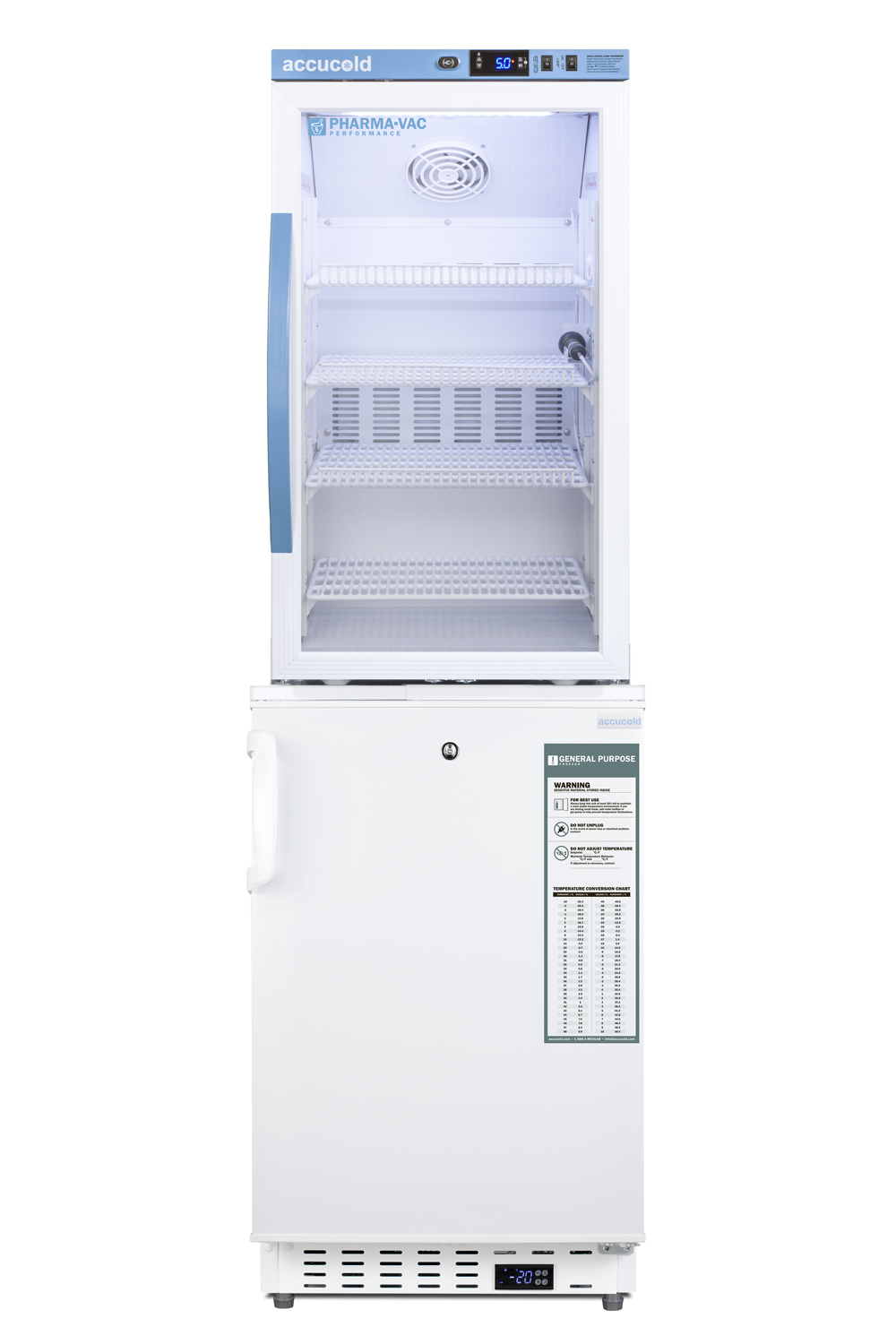 Summit 20 Wide Vaccine Refrigerator/Freezer Combination