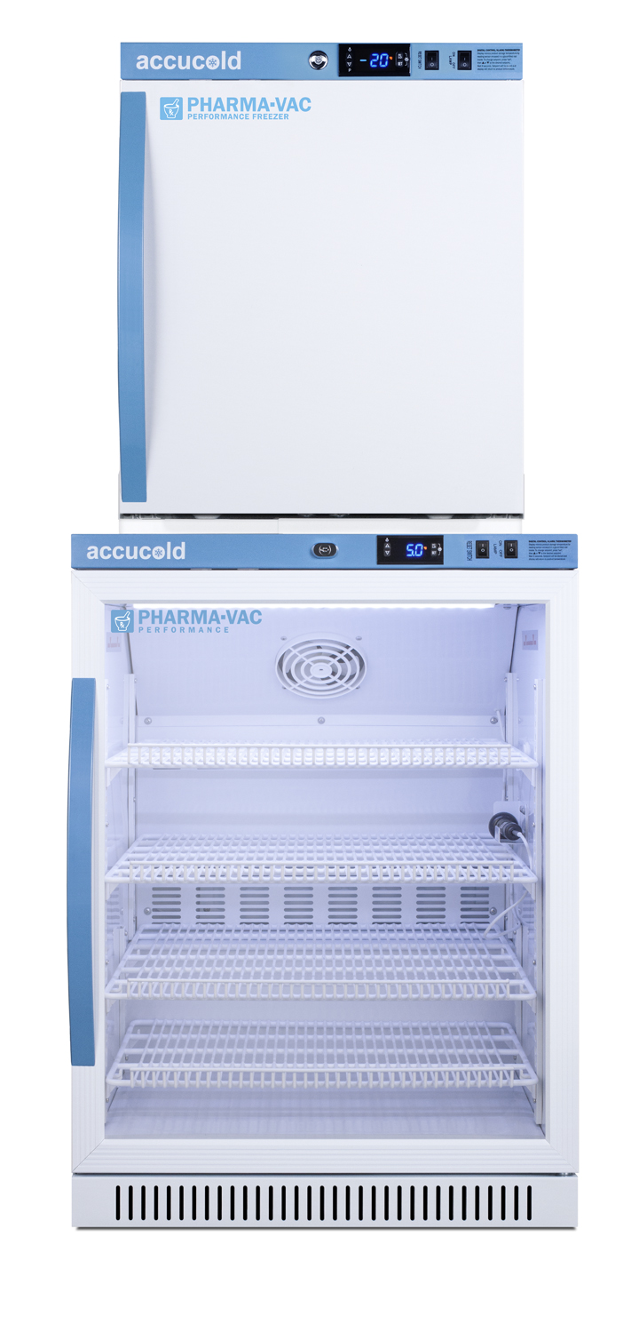 Summit 24 Wide Performance Series All-Refrigerator/All-Freezer Combination