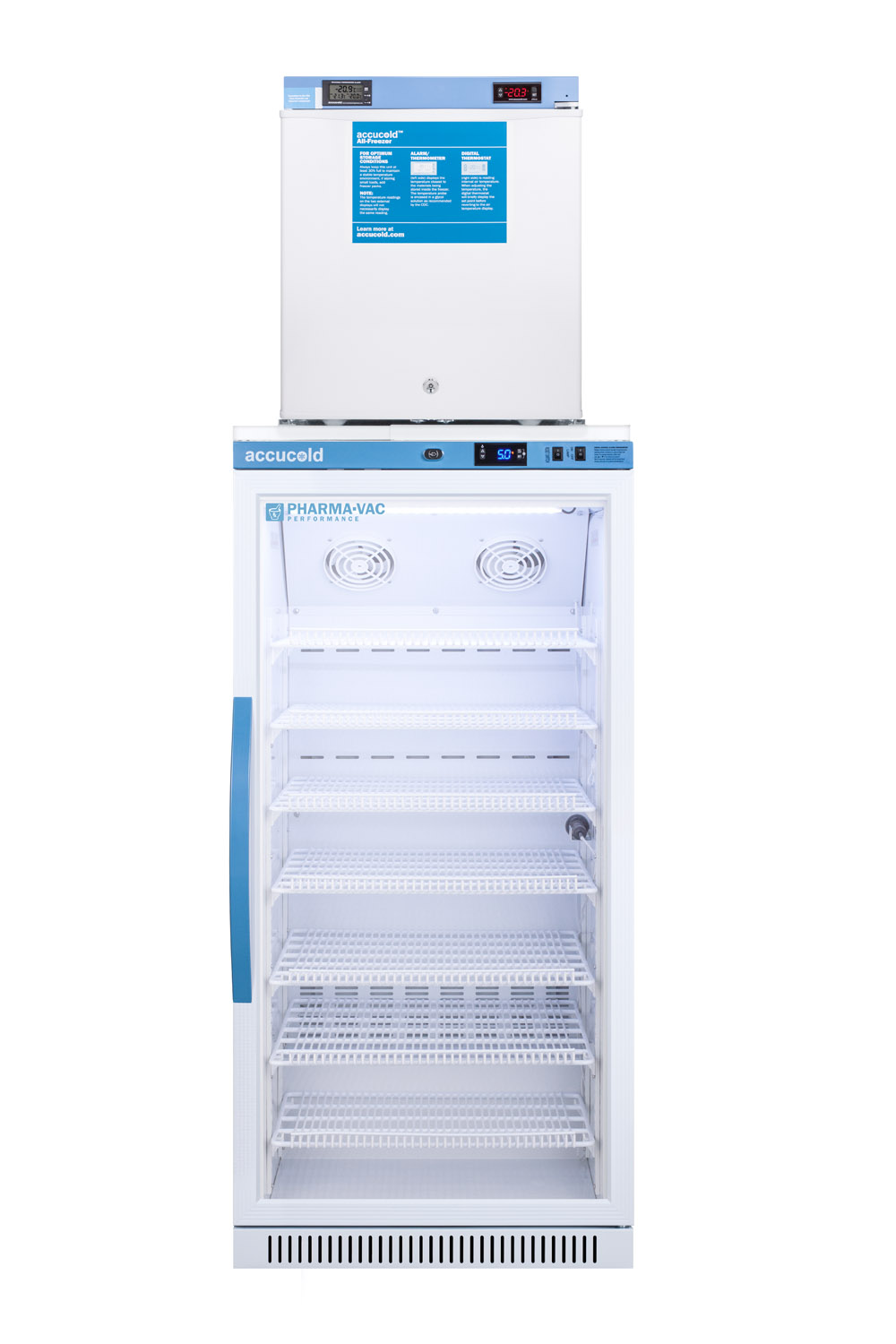 Summit 24 Wide All-Refrigerator/All-Freezer Combination