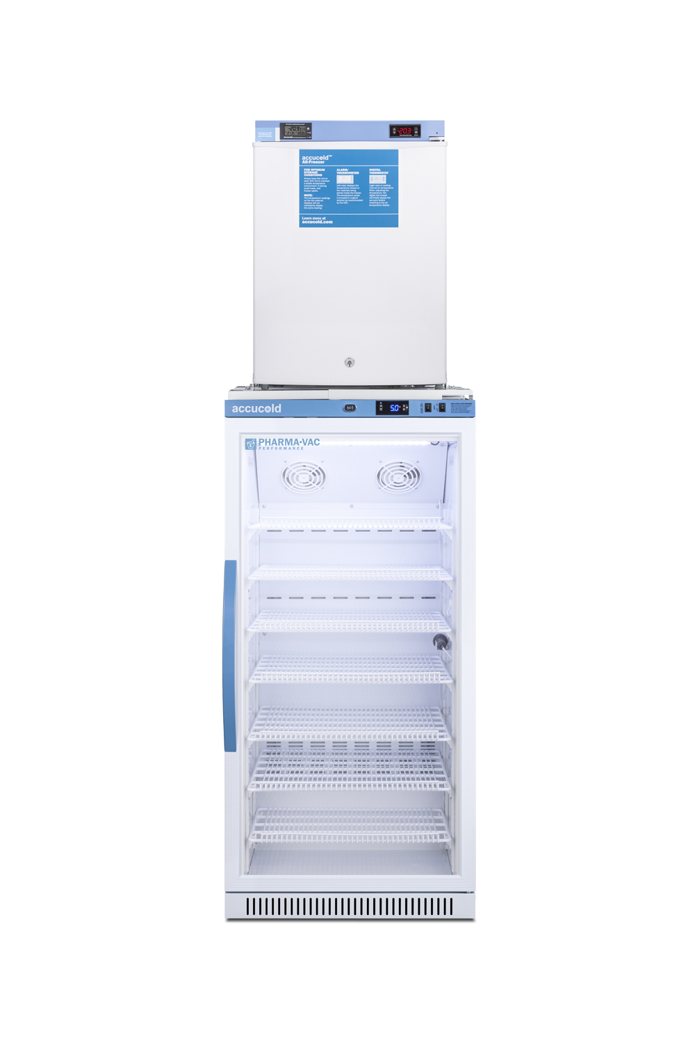 Summit 24 Wide All-Refrigerator/All-Freezer Combination