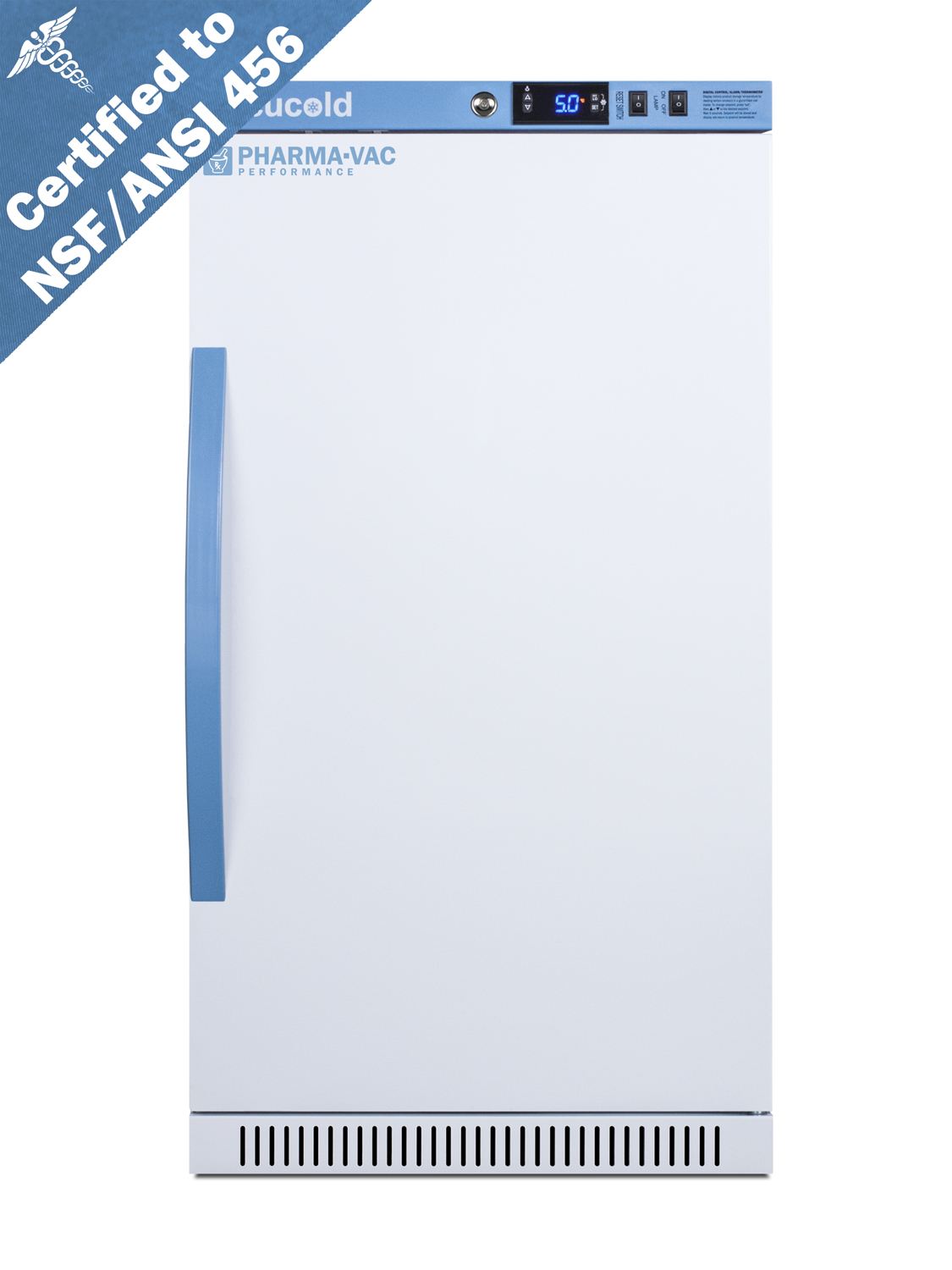 Summit 2.83 Cu.Ft. ADA Height Vaccine Refrigerator, Certified to NSF/ANSI 456 Vaccine Storage Standard
