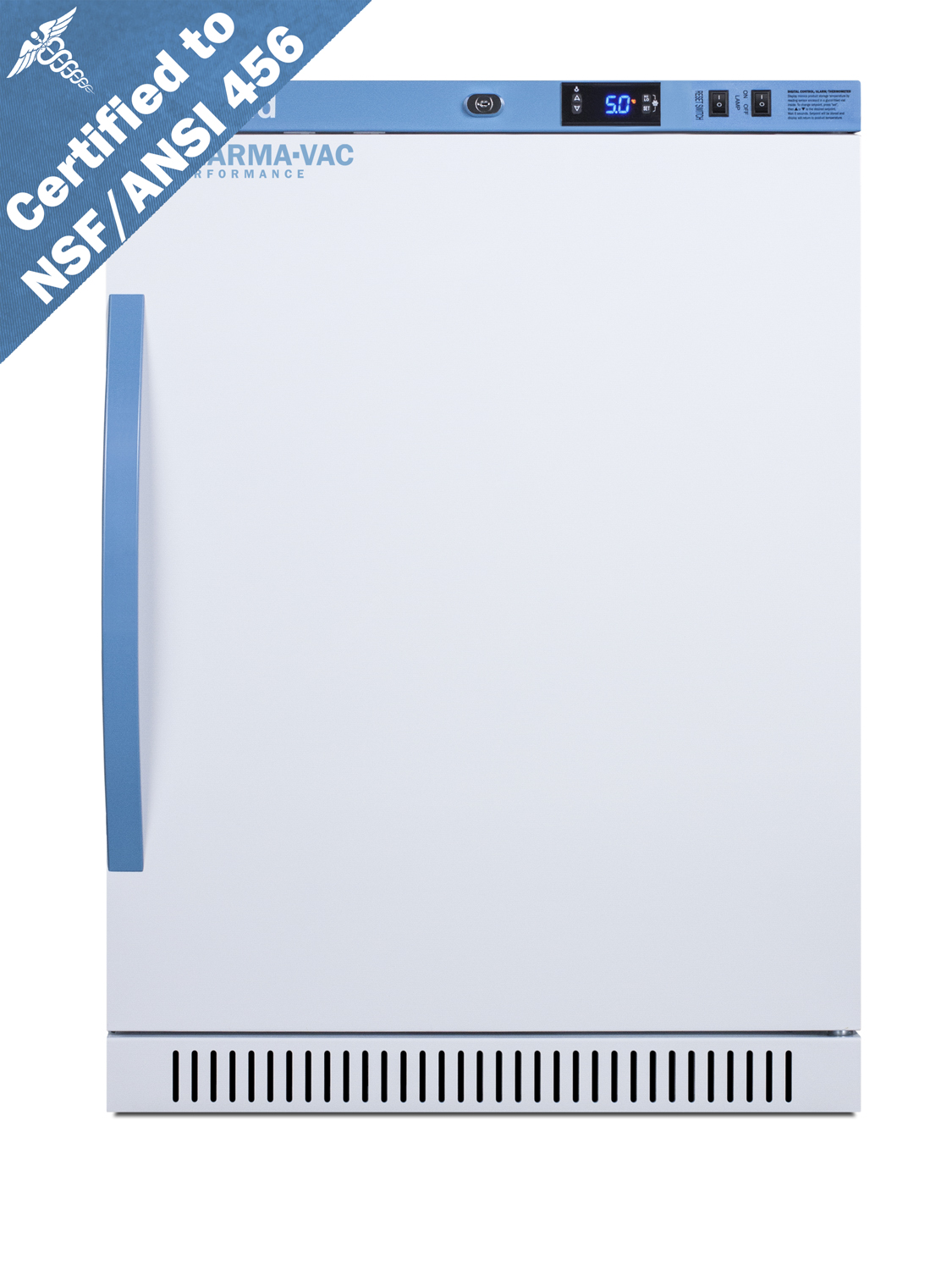 Summit 6 Cu.Ft. ADA Height Vaccine Refrigerator, Certified to NSF/ANSI 456 Vaccine Storage Standard