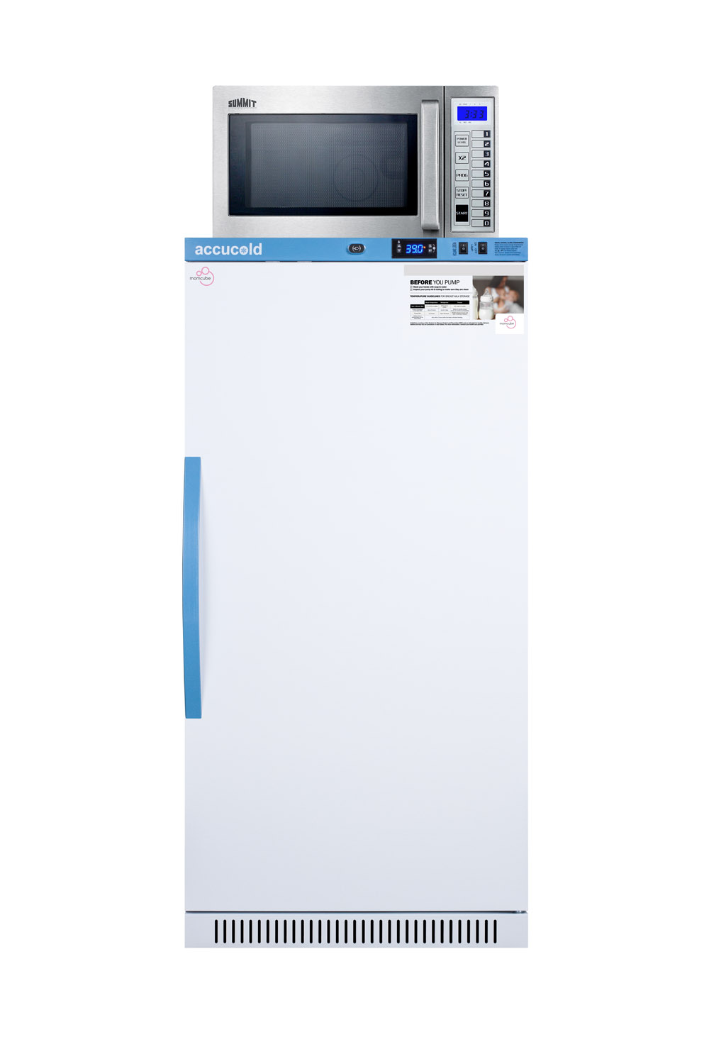 Summit 8 cu.ft. MOMCUBE Breast Milk Refrigerator/Microwave Combination