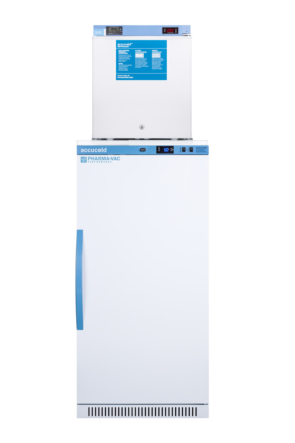 Summit 24 Wide All-Refrigerator/All-Freezer Combination