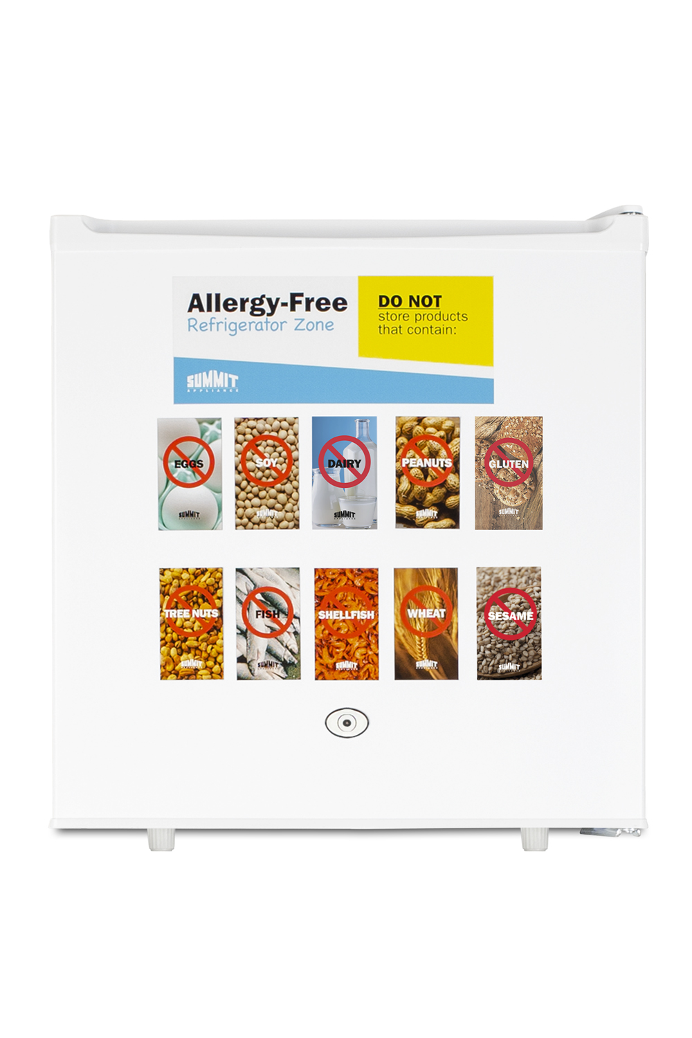 Summit 19 Wide Allergy-Free All-Refrigerator