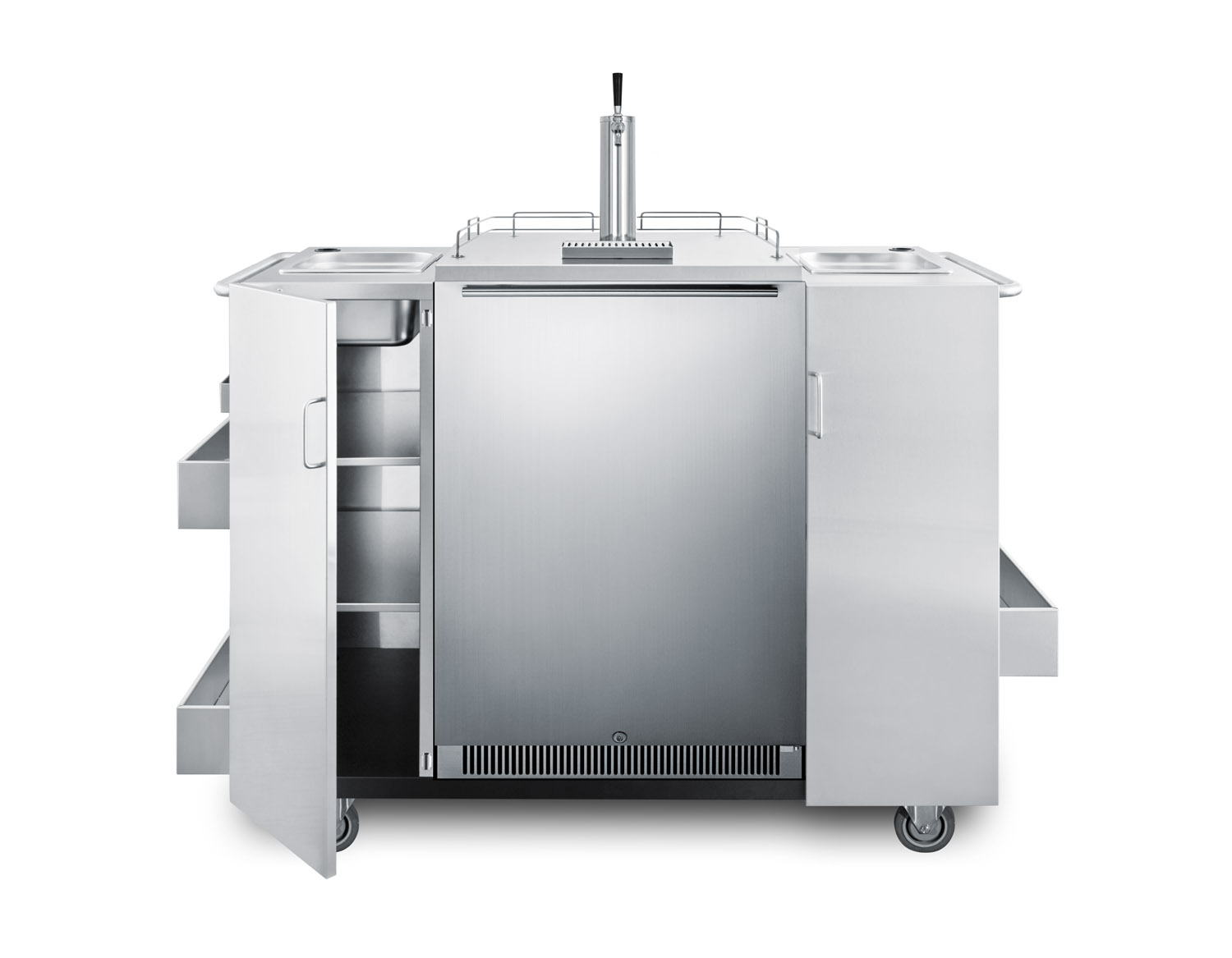 Summit Outdoor Cart with Beer Dispenser