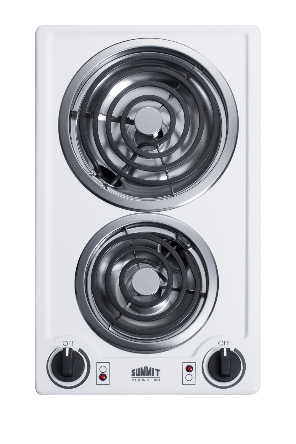 Summit 12 Wide 230V 2-Burner Coil Cooktop