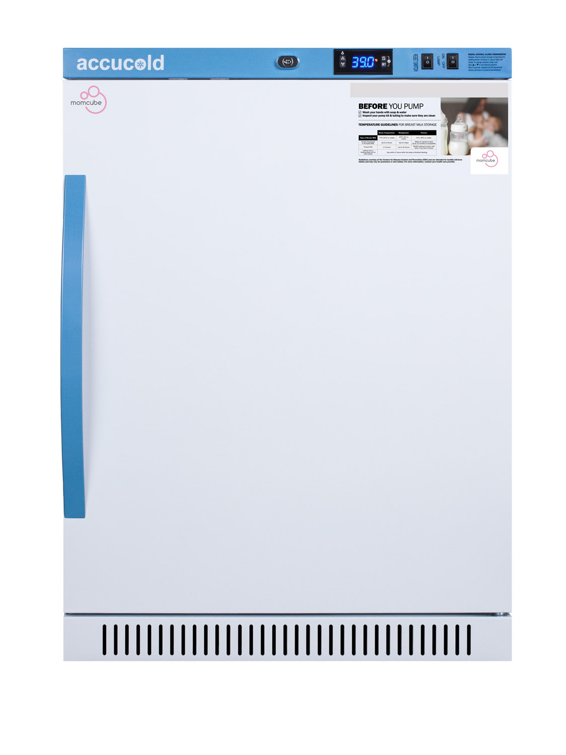 Summit 6 Cu.Ft. MOMCUBE® Breast Milk Refrigerator, ADA Height