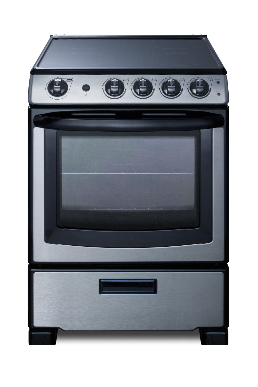 Summit 24 Wide Electric Smooth-Top Range