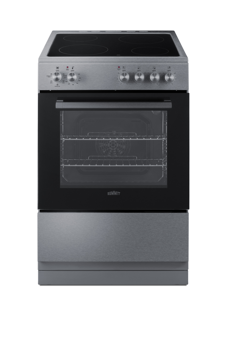 Summit 24 Wide Electric Smooth-Top Range