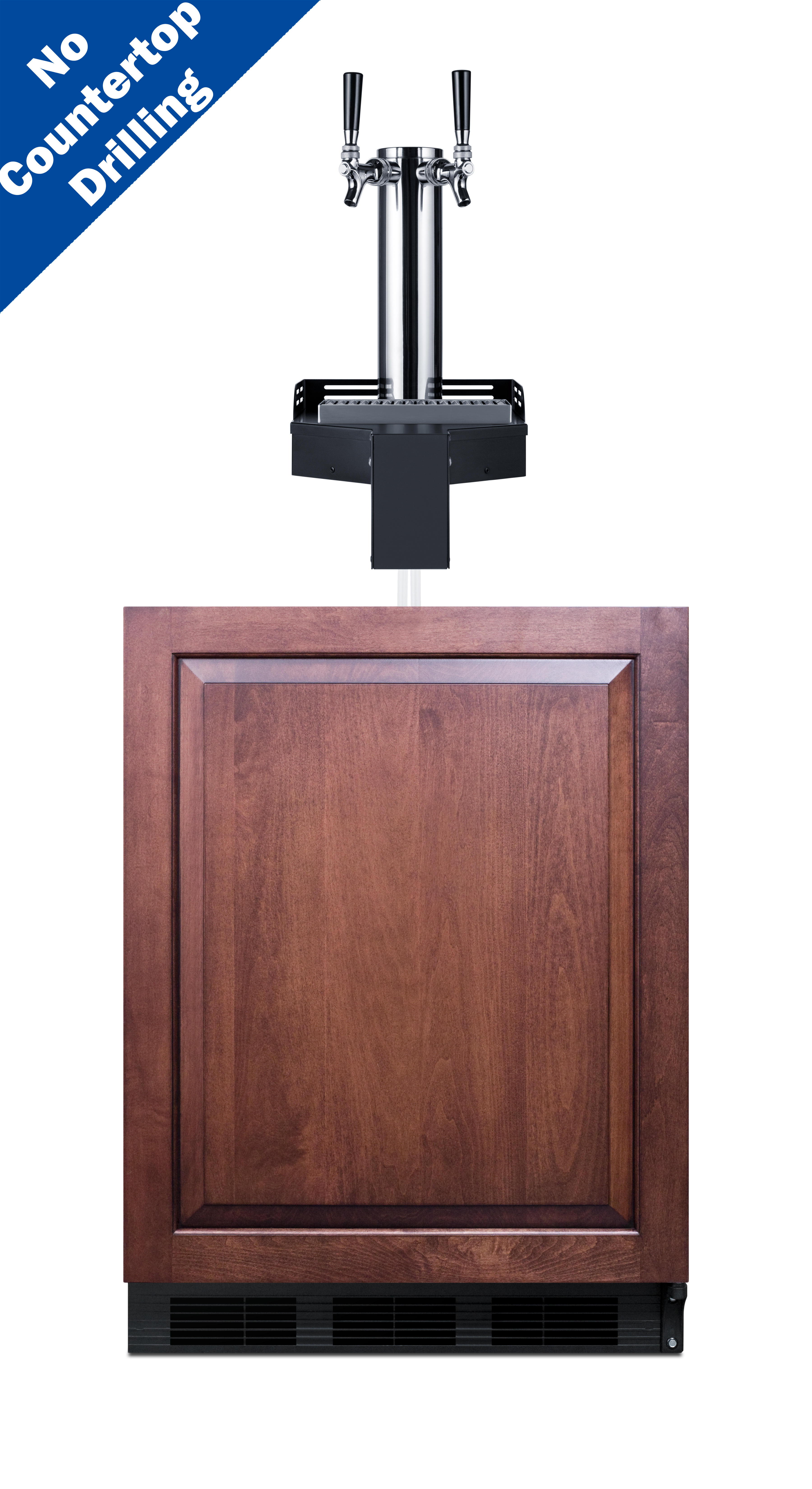 Summit 24 Wide Built-In Floating Tap Cold Brew Kegerator, ADA-Compliant