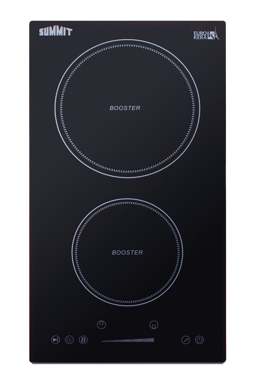 Summit 12 Wide 208-240V 2-Zone Induction Cooktop