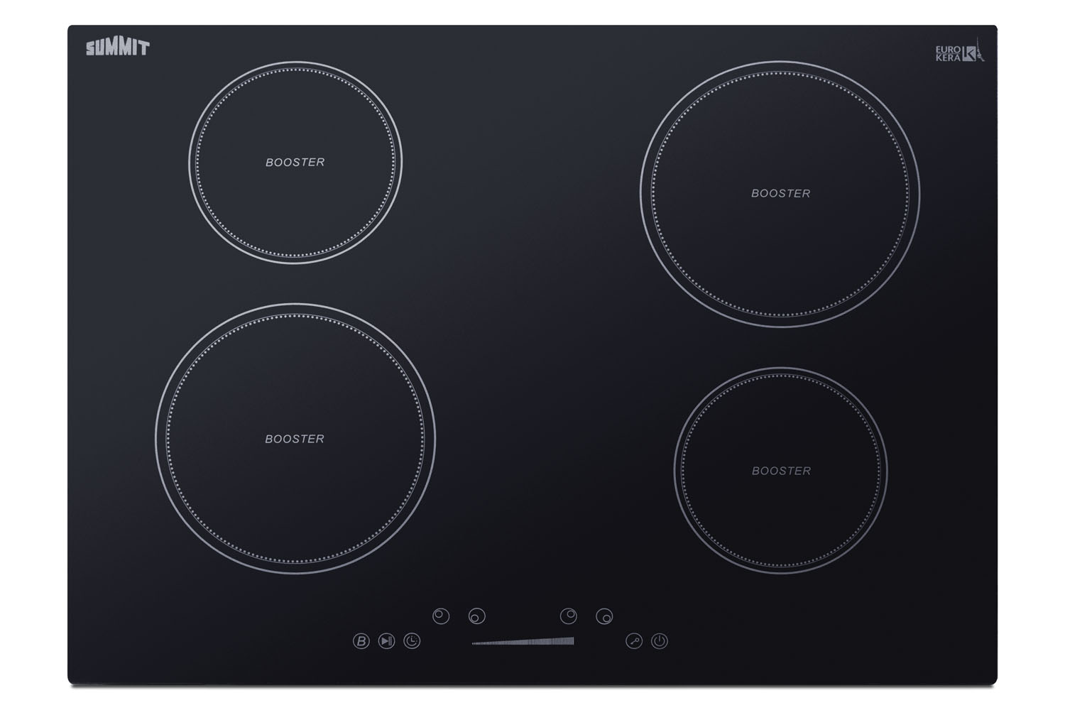 Summit 30 Wide 208-240V 4-Zone Induction Cooktop