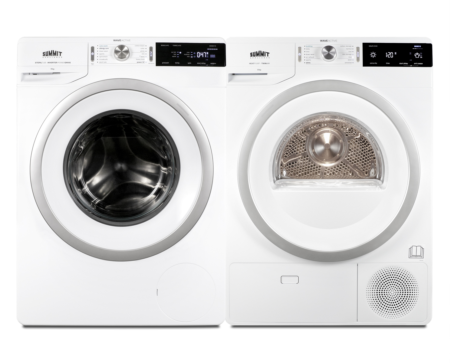 Summit Washer/Heat Pump Dryer Combination