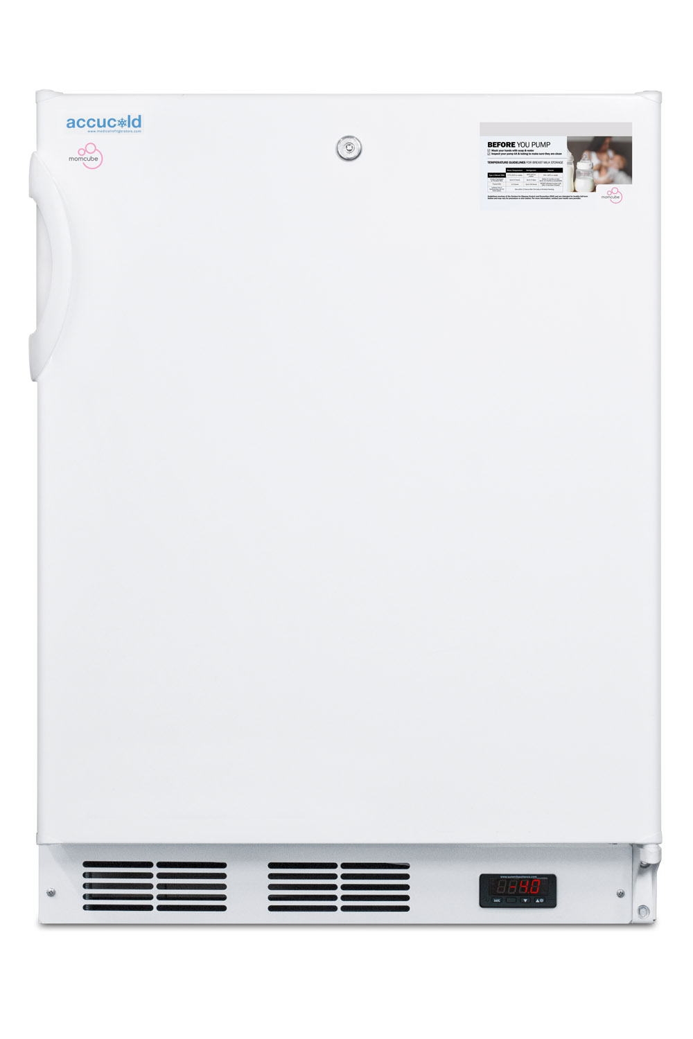 Summit 24 Wide MOMCUBE® Breast Milk Freezer, ADA Compliant