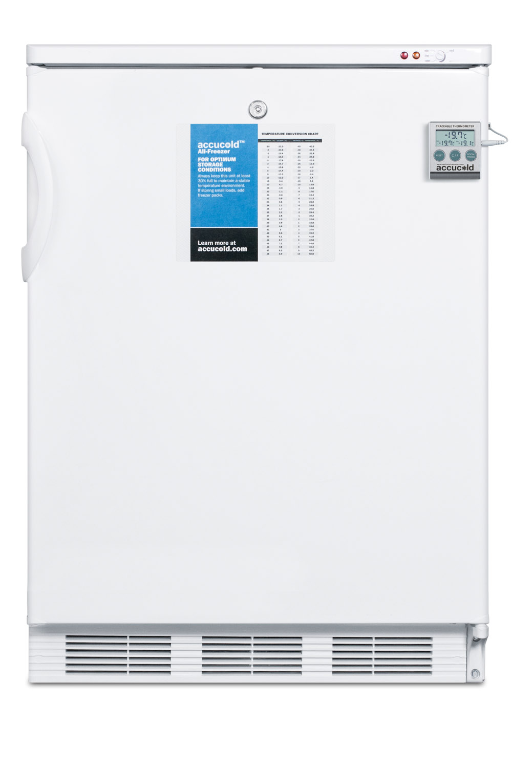 Summit 24 Wide Built-In All-Freezer