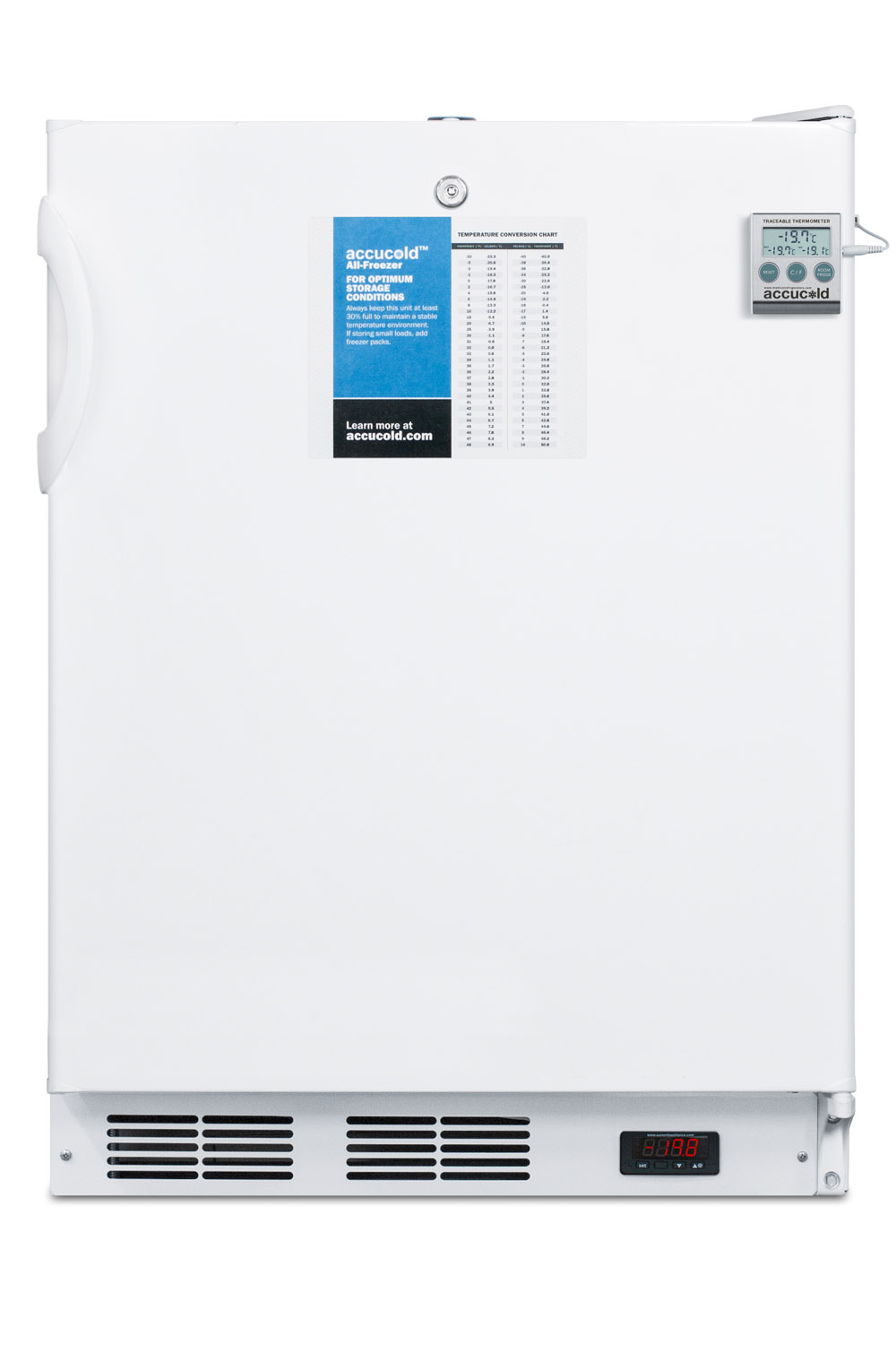 Summit 24 Wide Built-In All-Freezer, ADA Compliant