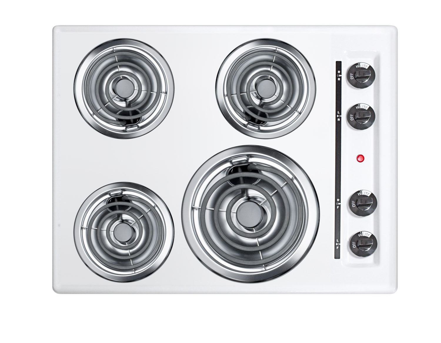 Summit 24 Wide 4-Burner Coil Cooktop