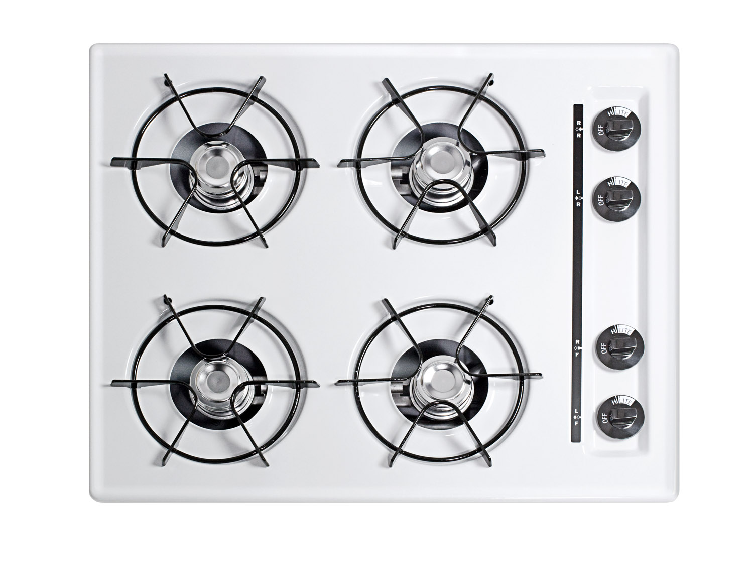 Summit 24 Wide 4-Burner Gas Cooktop