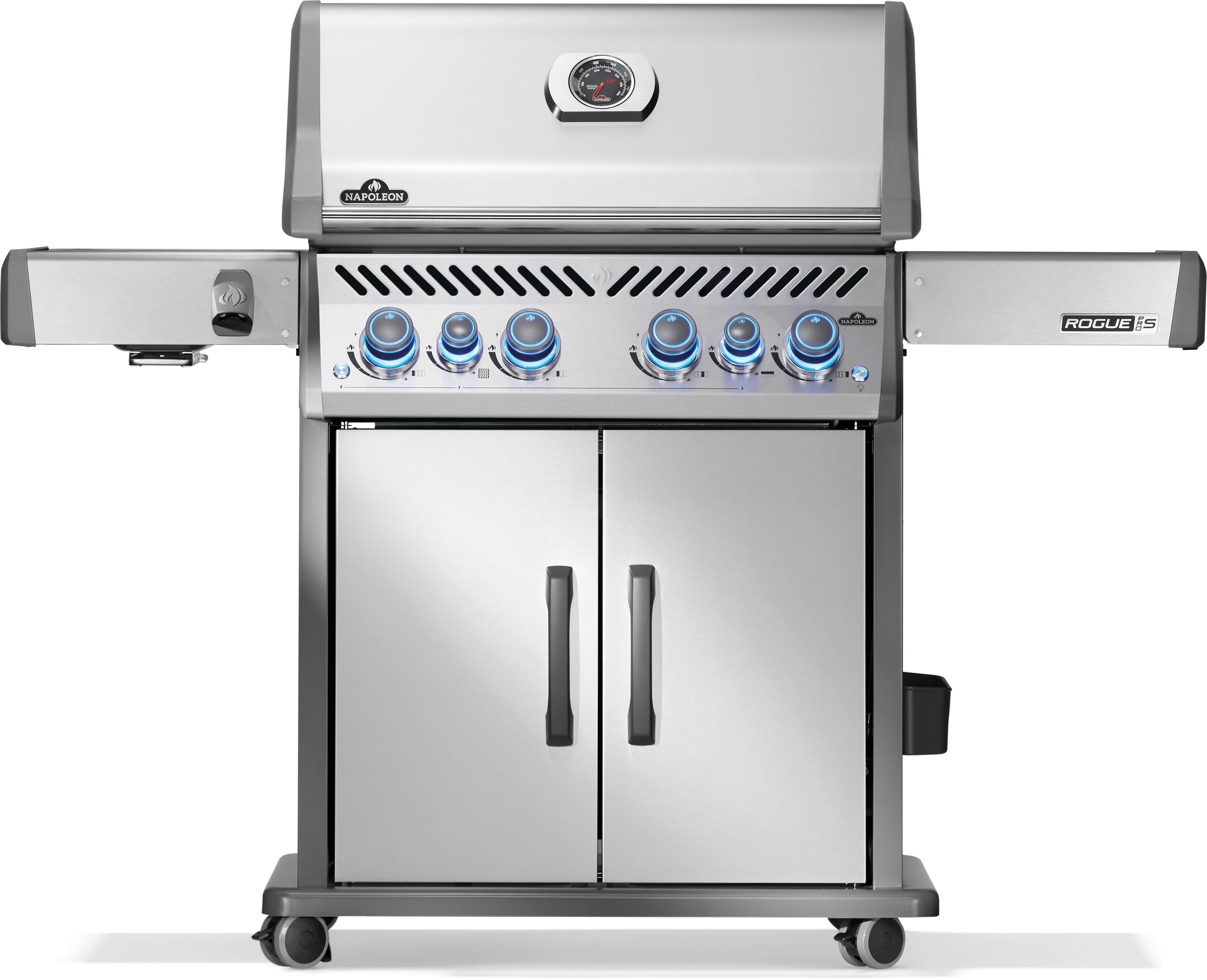 Napoleon Rogue® PRO-S 525 Natural Gas Grill with Infrared Side and Rear Burners, Stainless Steel