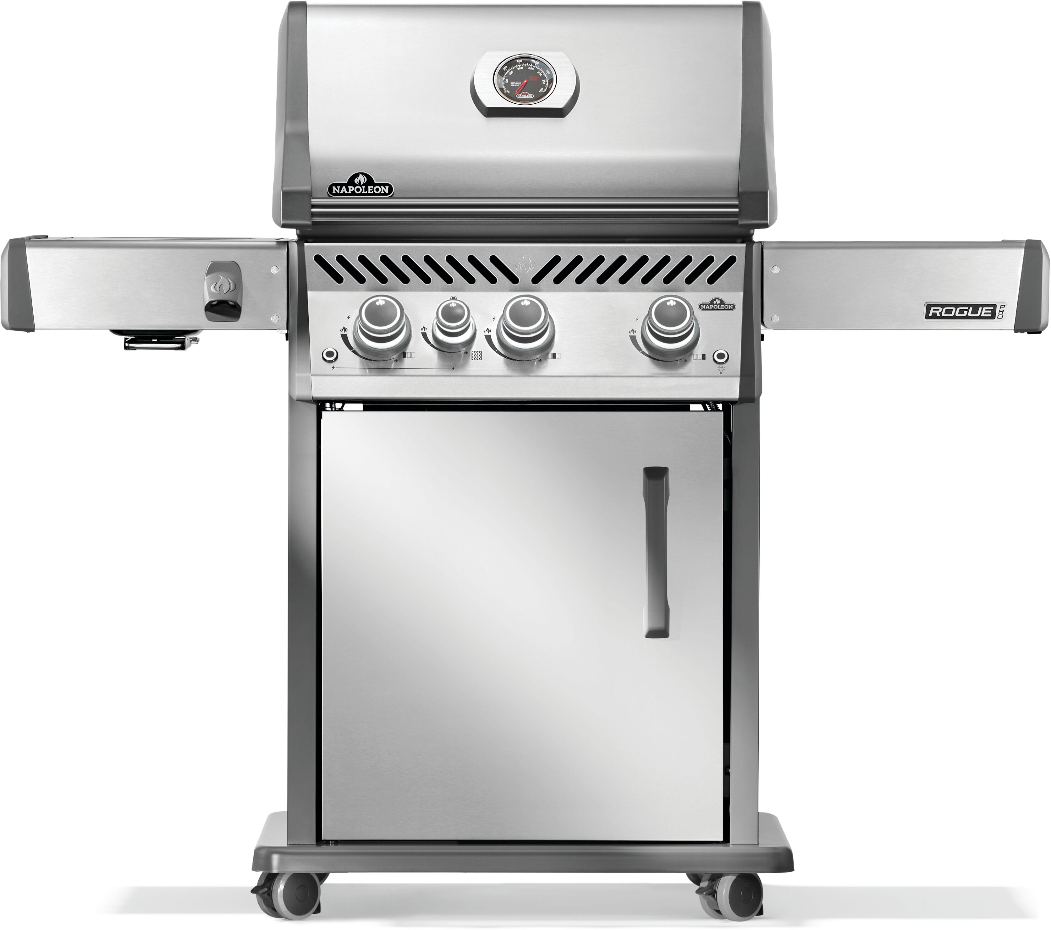 Napoleon Rogue® PRO 425 Propane Gas Grill with Infrared Side Burner, Stainless Steel
