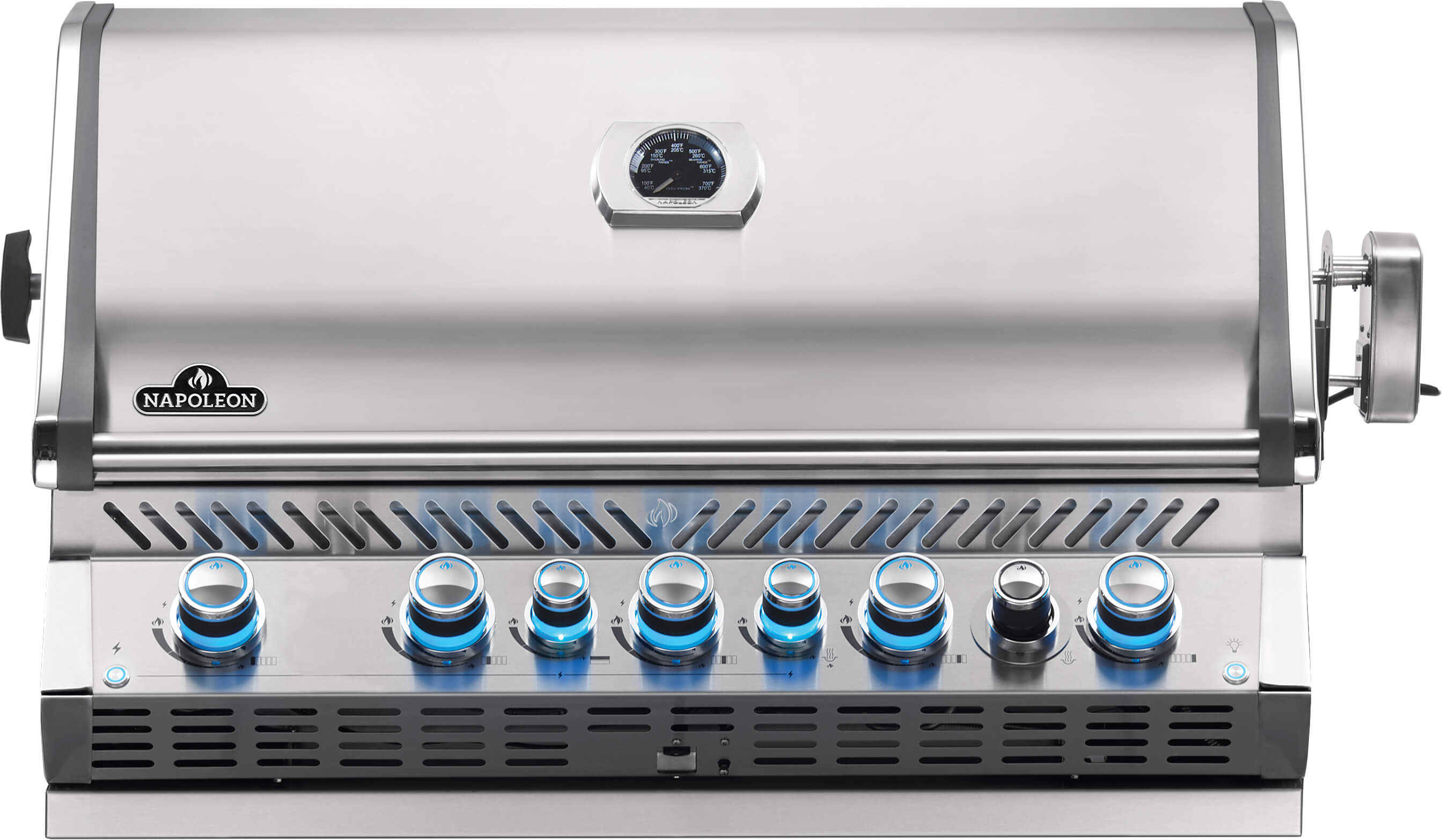 Napoleon Built-in Prestige® PRO 665 Propane Gas Grill Head with Infrared Rear Burner, Stainless Steel